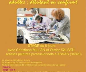 Christiane Millan Cours Et Stages De Peinture Abstraite